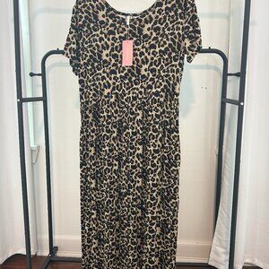 Never worn leopard print Dress